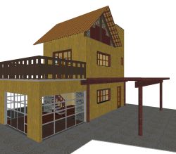 Acabamento com textura